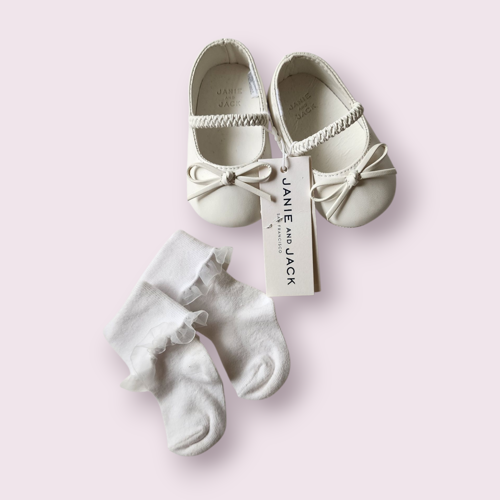 White Baby Ballerinas